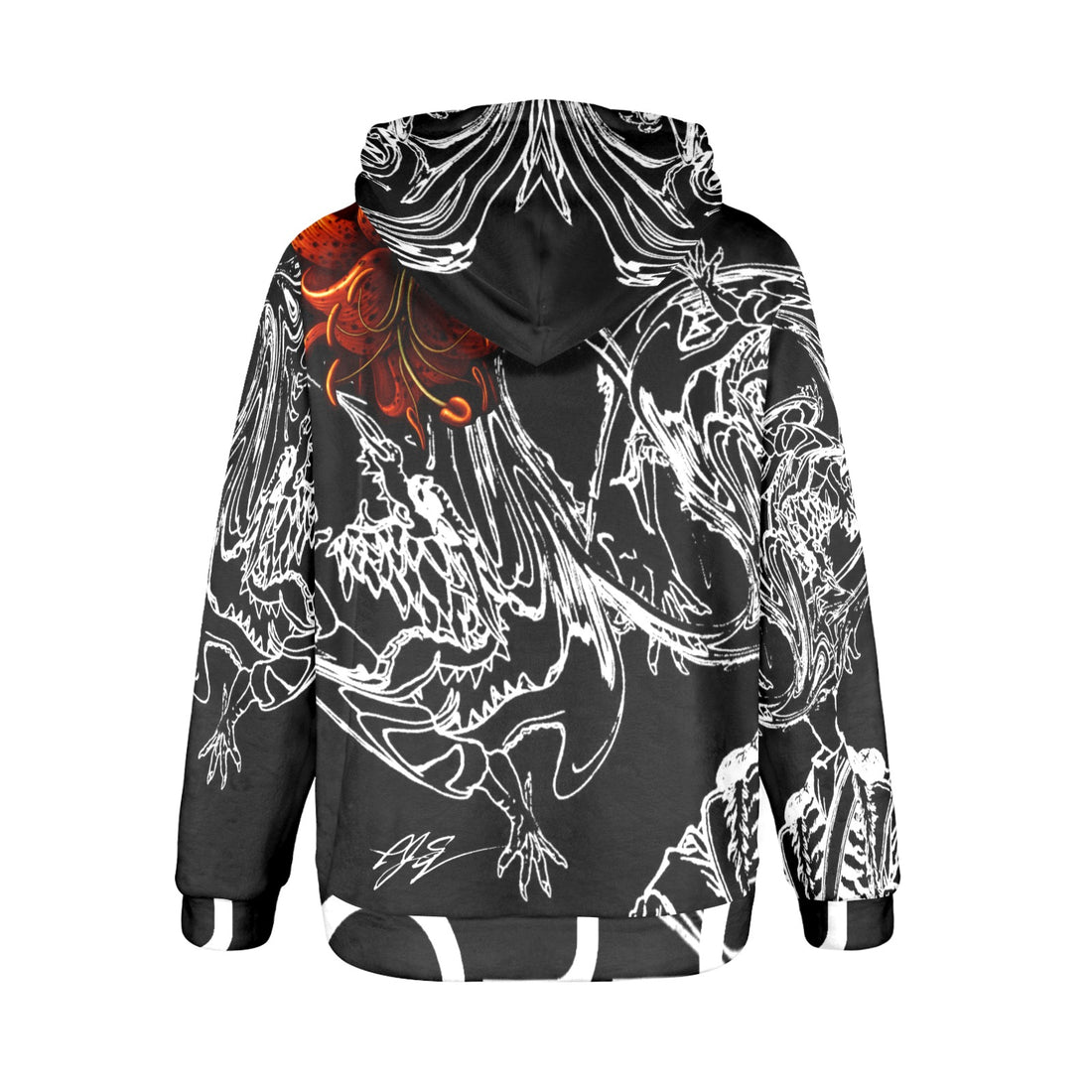 Chasing The Dragon Women's Flannel Hoodie v3