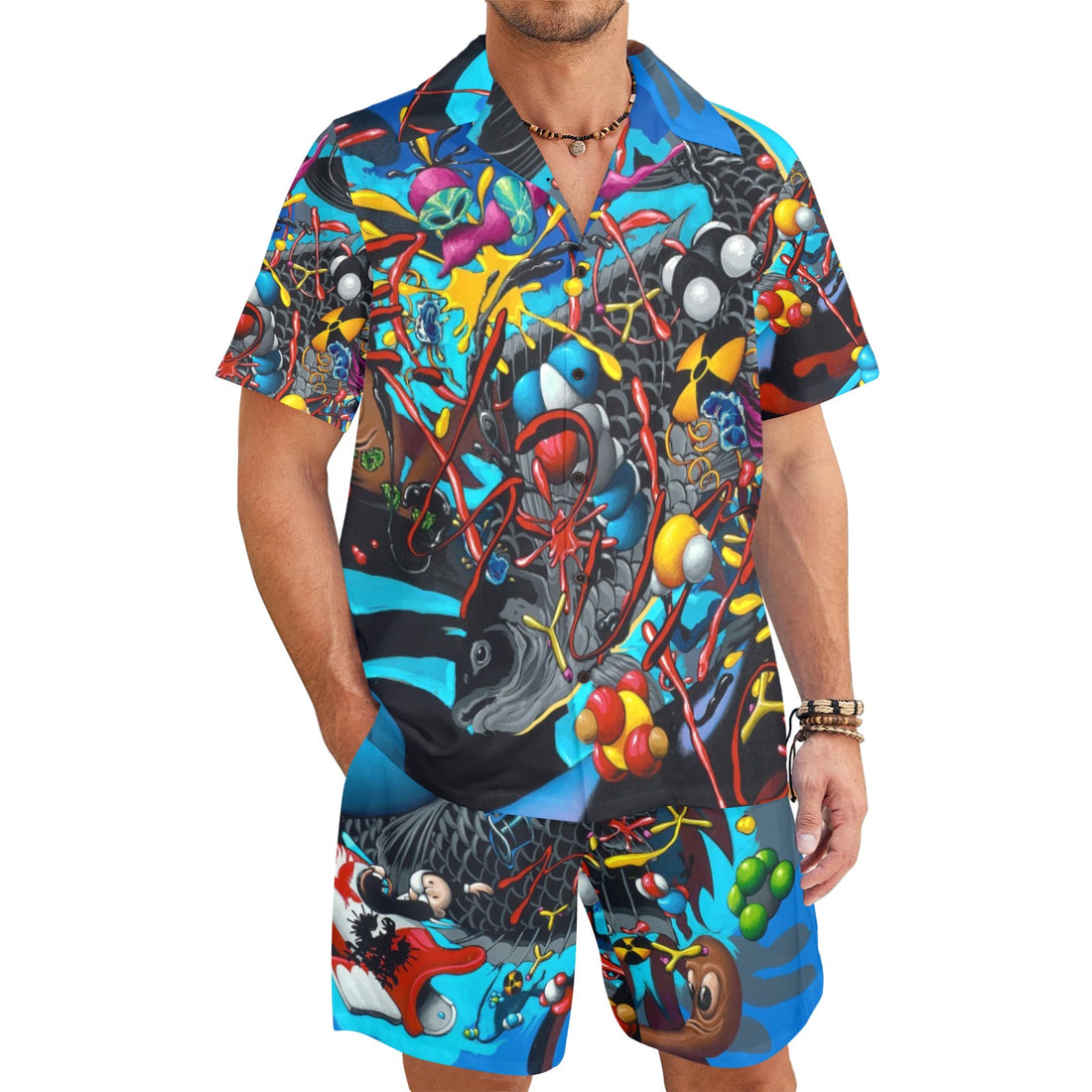 Drowning Men's Shirt and Shorts Outfit