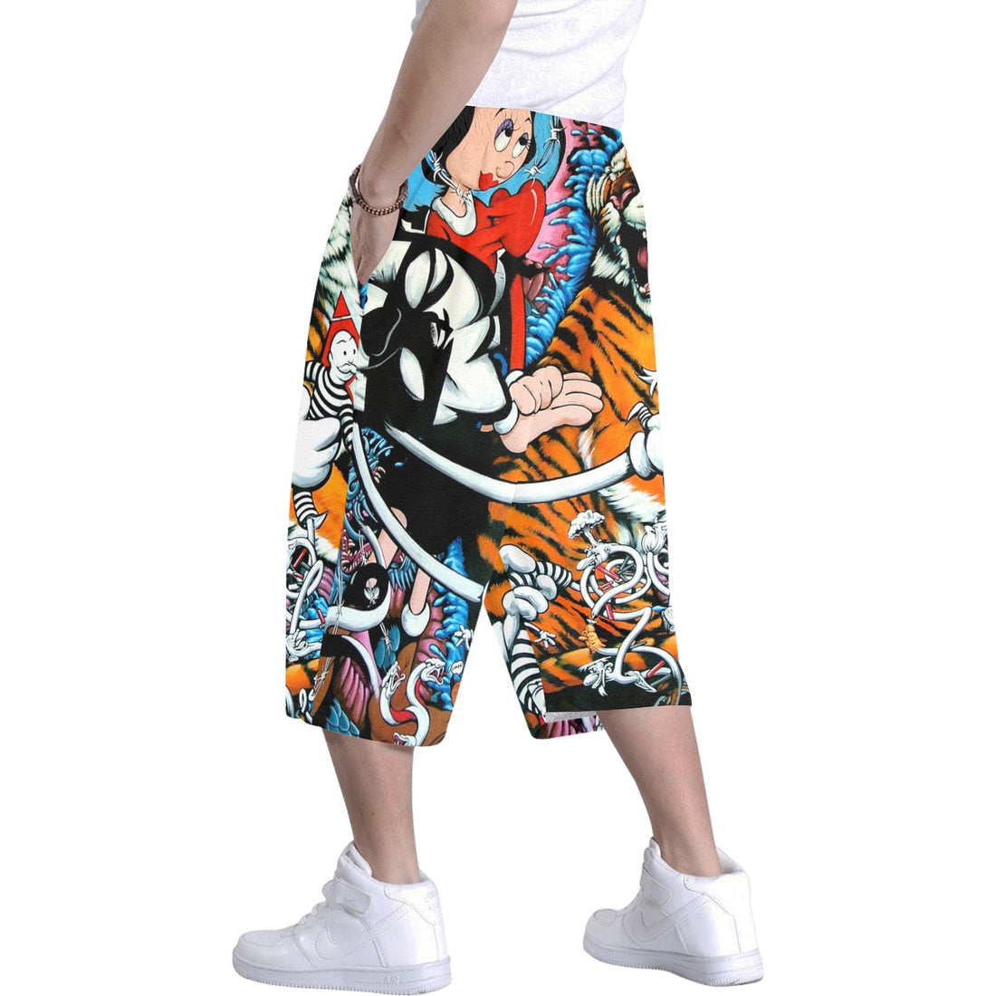 Damaged DNA Men's Baggy Long Shorts