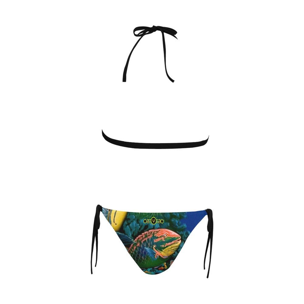 Reef Key Largo Women's Halter Front Buckle Bikini Set