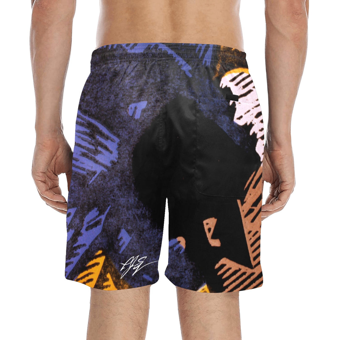 Sympathetic Magic: Veils Men's Mid-Length Beach Shorts