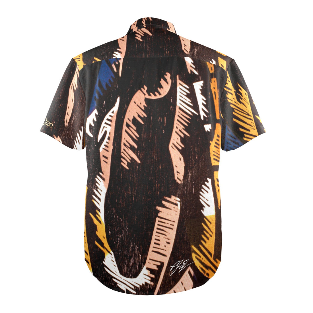 Sympathetic Magic: Echoes Men's Crinkle Short Sleeve Shirt