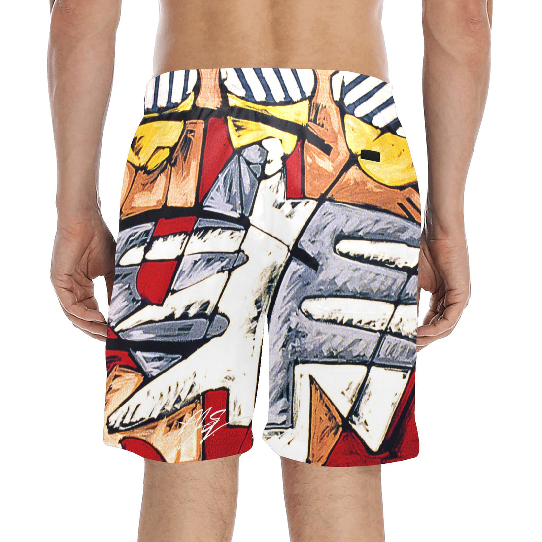 Nassau, a Good Friday Men's Mid-Length Beach Shorts