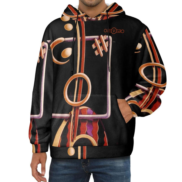 The Musician: Number Nine Men's Flannel Hoodie