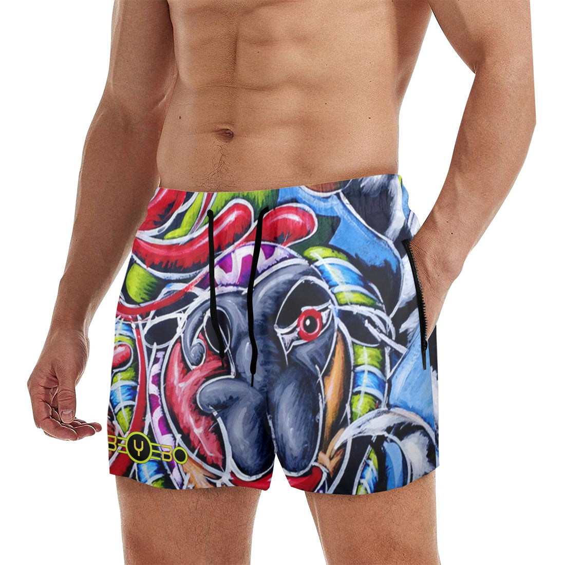 Bovine Methane Men's Beach Shorts